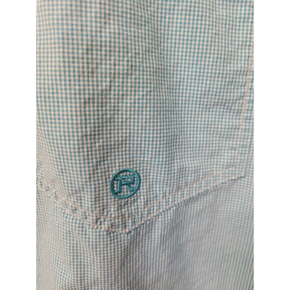 Roper Mens 2XL Blue Button-Up Long Sleeve Shirt Cotton Blend Western Wear - Picture 7 of 7